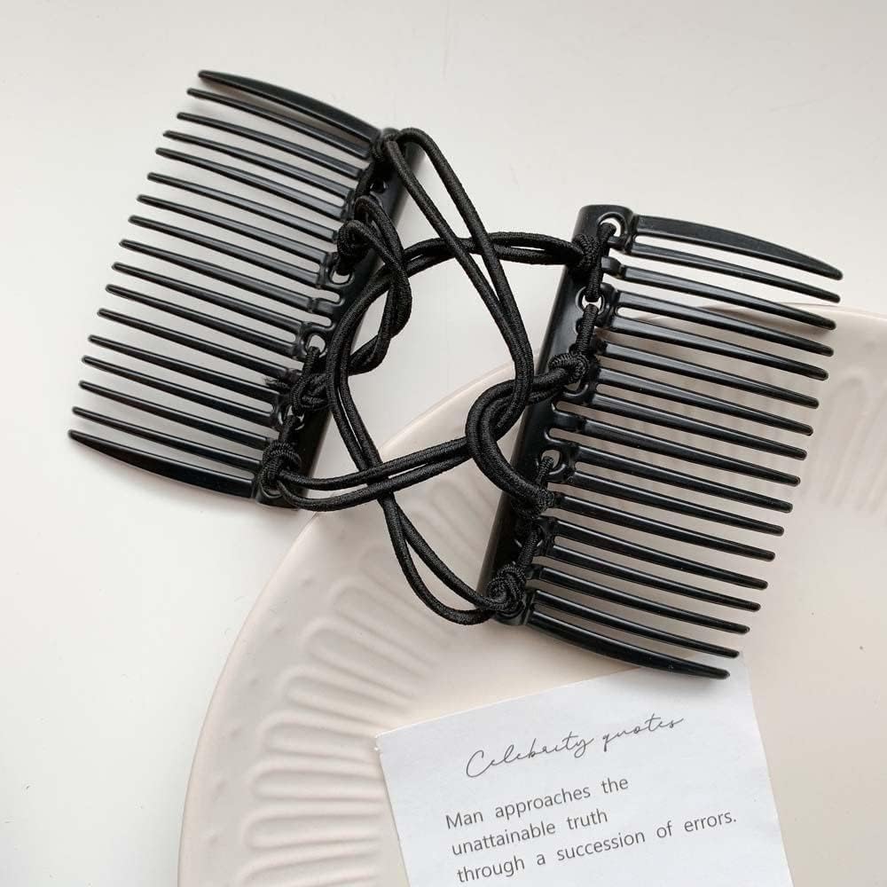 Adjustable Elastic Hair Styling Accessories: No Crease Hair Clips, Hairpins, and Combs for Women