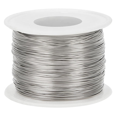 BENECREAT 24 Gauge 524FT 304 Stainless Steel Binding Wire, Bailing Wire Snare Wire for Necklace Bracelet Making and Beading Crafts Project