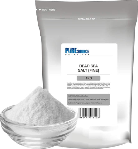 PSN Dead Sea Salt Salts | Fine 100% Natural | Organic FCC Food Grade | 100g - 25kg Seasalt Bath Salts (15kg)