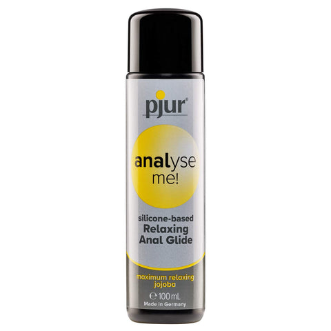 pjur Analyse me! Relaxing - Silicone-Based Personal Lubricant for Comfortable Anal Sex - Extra-Long Lubrication (100ml)