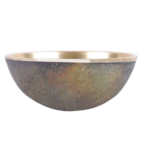 HealthAndYoga FootEase Kansa Vatki Bowl - Bronze Cup - Ayurveda Foot Detox Massager - Flamed Sanded Surface for Exfoliation - Eases Leg Pain and Fatigue - Relaxes and Induces Sleep(Bowl - Flamed)
