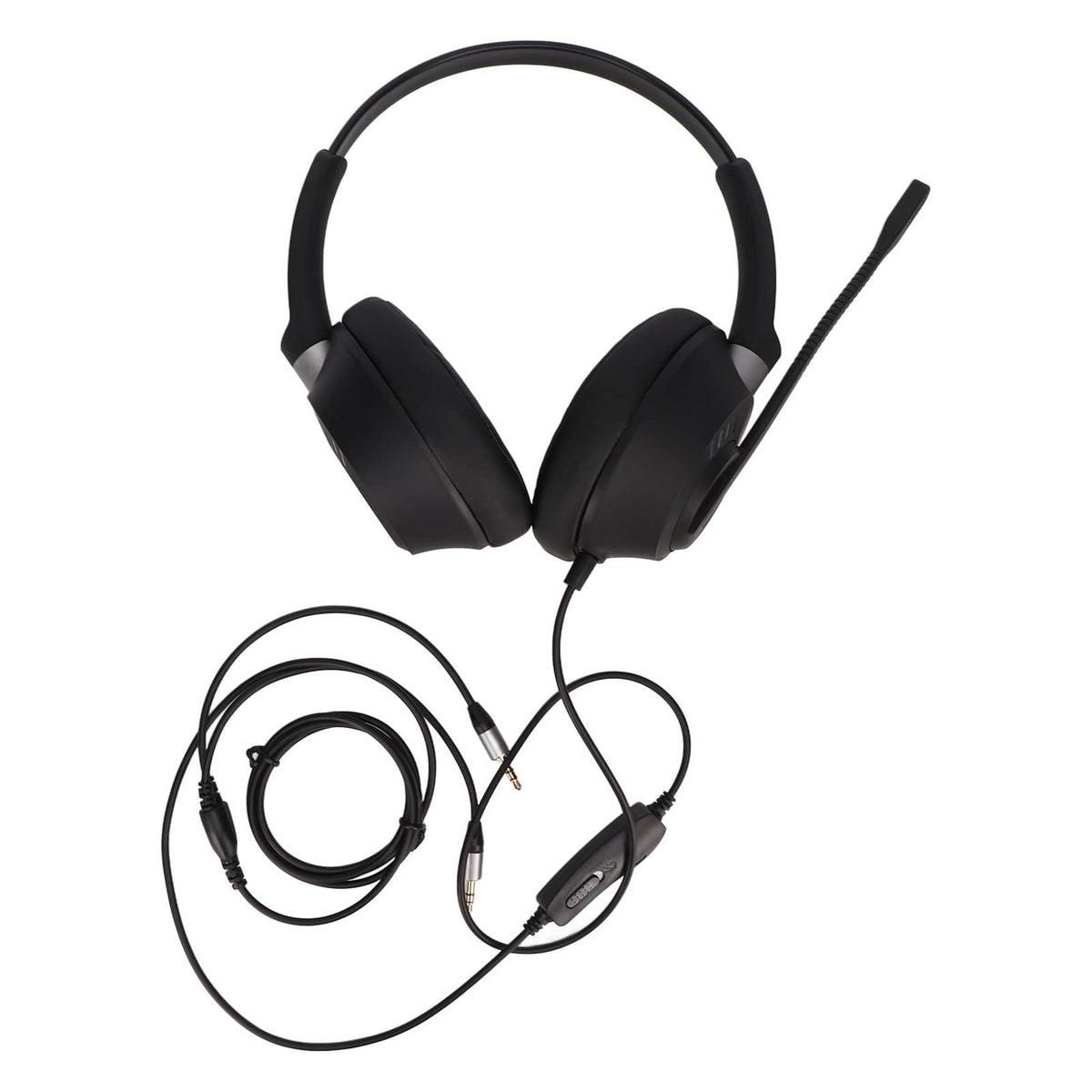 PC Headphone, Clear Chat Cell Phone Headset for Call Center for Business