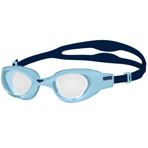 Arena The One Junior Kids Swimming Goggles, Standard Pool Goggles with Wide Lenses, with Anti-Fog Treatment and UV Protection, Self-Adjusting Nose Bridge, Orbit-Proof Gaskets