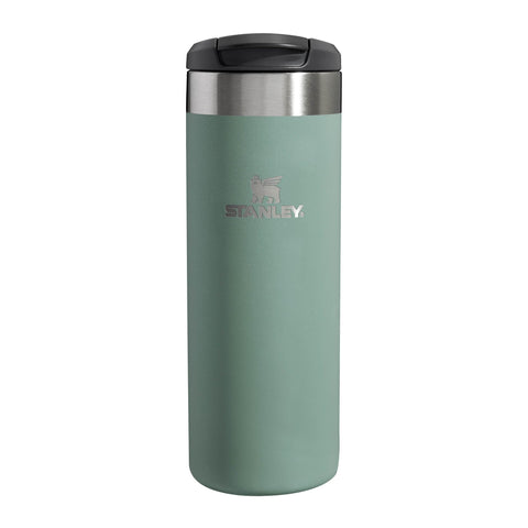 Stanley Aerolight Transit Travel Mug 0.47L - Keeps 6 Hours Hot - 8 Hours Cold - Dishwasher Safe - Leakproof - Car Cup Holder Compatible - Insulated Coffee Cup - Shale Metallic