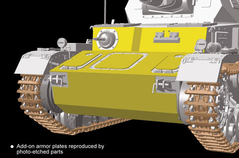 Dragon Models 1/35 Pz.Kpfw.IV Ausf.A Up-Armored Version Military Vehicle Kit