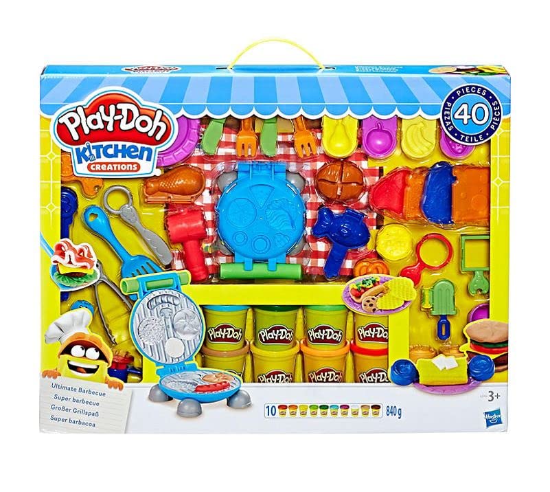 Play-Doh Kitchen Creations Ultimate Barbecue Set Create & Make Meals with Kitchen Tools 40 Pieces