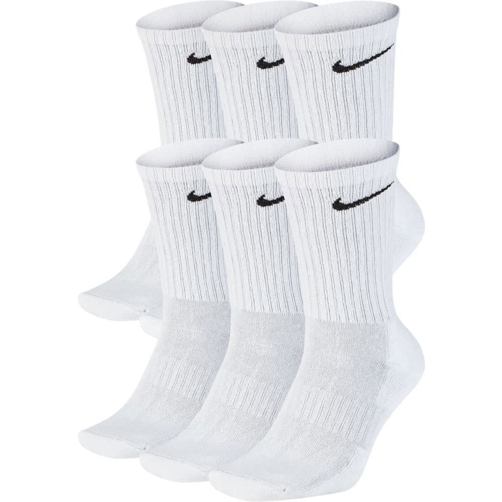NIKE SX7666-100 Everyday Cushioned Socks Men's white/black Size M