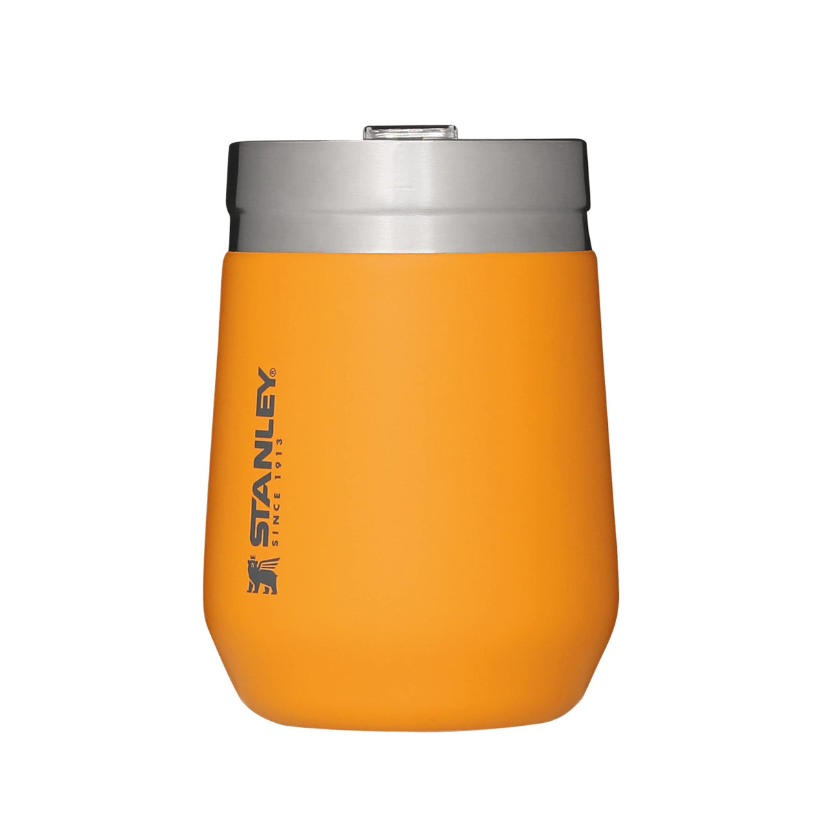 Stanley Go Everyday Tumbler 0.29L - Stainless Steel Travel Mug For Wine, Cocktails, Coffee, Tea - Keeps Cold / Hot For Hours - BPA-Free - Dishwasher Safe - Saffron