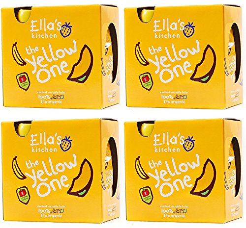 (4 PACK) - Ellas Kitchen - Smoothie Fruit - Yellow One mltpc | 5 x 90g | 4 PACK BUNDLE