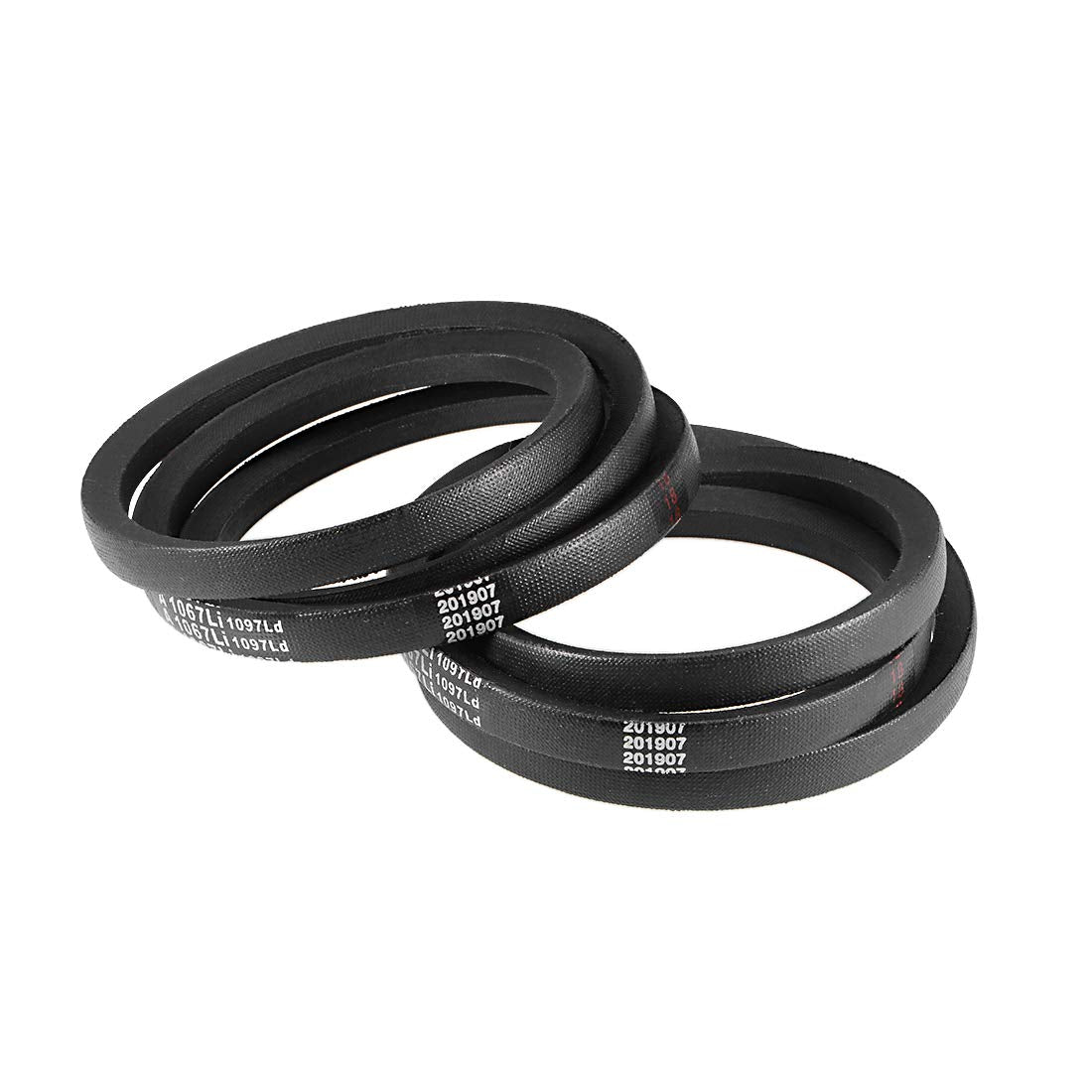 uxcell A1067 V-Belts 1067mm Inner Girth 13mm Top Width 8mm Thickness A-Section Rubber Drive Transmission Belt 2pcs