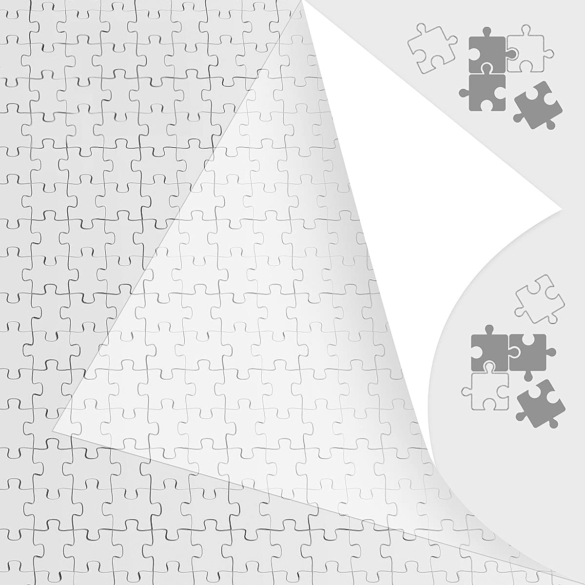 12 Sheets Puzzle Saver Peel Puzzle Glue Sheet Clear Adhesive Backing Jigsaw Puzzle Glue self-Adhesive Puzzle Backing