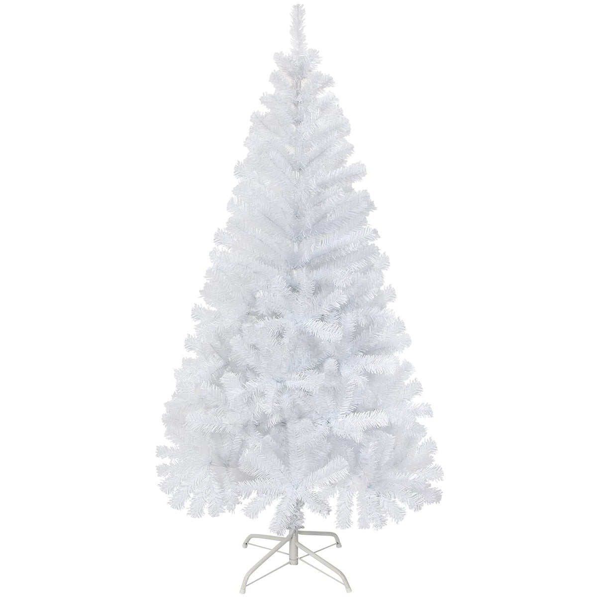 LOKIPA White Artificial Christmas Tree, 4Feet White Artificial Xmas Tree with 320 Tips and Christmas Tree Metal Stand