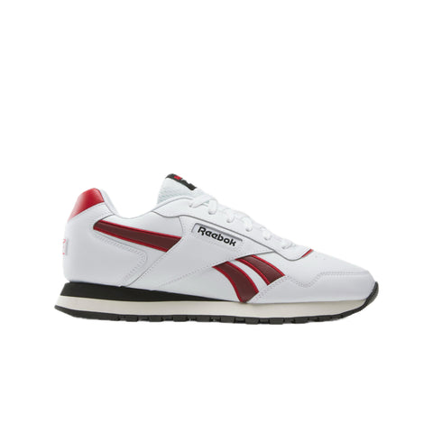 Reebok Unisex Glide Sneaker, White/Vector Red/Black, 4.5 US Men