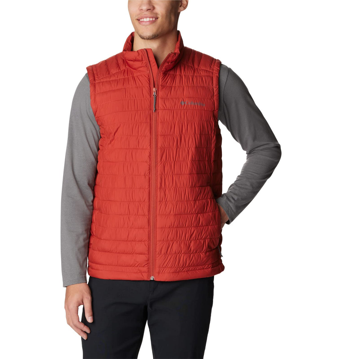 Columbia Men's Silver Falls Vest, Warp Red, Large