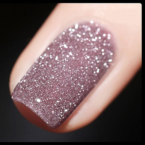 VERONNI Pink Glitter Gel Nail Polish Reflective Shimmer Nail Polish Diamond Nail Gel Soak Off LED Lamp Gel Beginners Manicure Salon DIY For Nail Art?03?