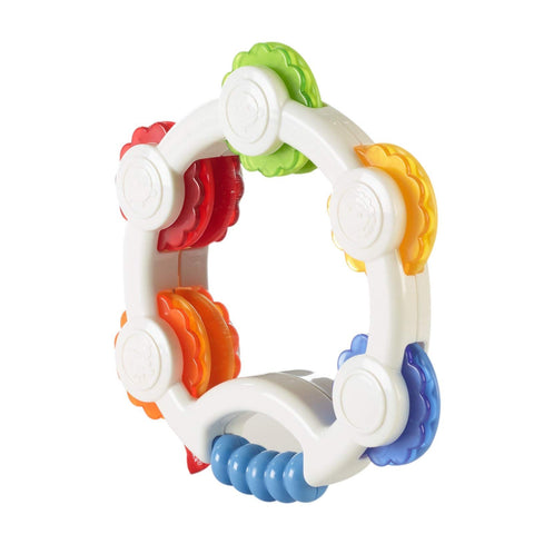 Fisher-Price Shake 'n Beats Tambourine Baby Rattle Toy