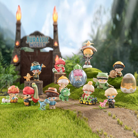 POP MART DIMOO Jurassic World Blind Box Figures, Random Design Toys for Modern Home Decor, Collectible Toy Set for Desk Accessories, 1PC