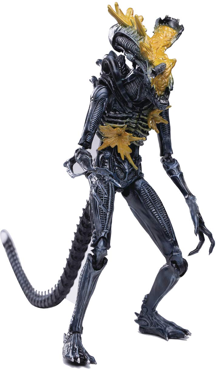 Hiya Toys Aliens: Headshot Alien Warrior 1:18 Scale Action Figure, Multicolor