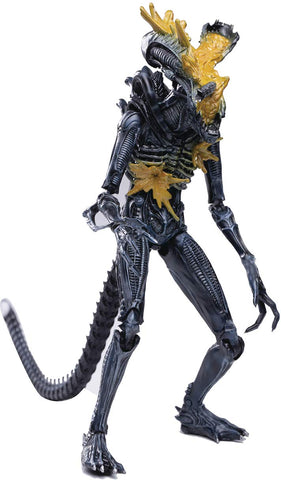 Hiya Toys Aliens: Headshot Alien Warrior 1:18 Scale Action Figure, Multicolor
