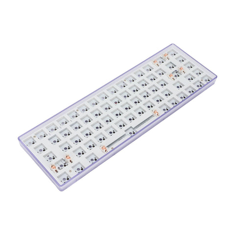 68 Keys 2.4G Wireless Custom Gaming Keyboard,DIY Mechanical Keyboard Kit,Ular Mechanical Keyboard Kit(Bla65 Percent Layout Switch Hot Swap Mod (#3)