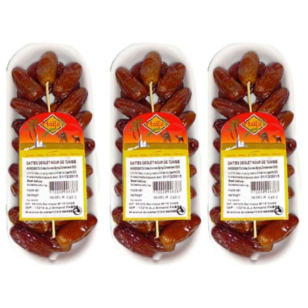 Premium Dates I Sweet, Fresh & Naturally Delicious I 200G I Pack of 3