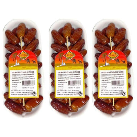 Premium Dates I Sweet, Fresh & Naturally Delicious I 200G I Pack of 3