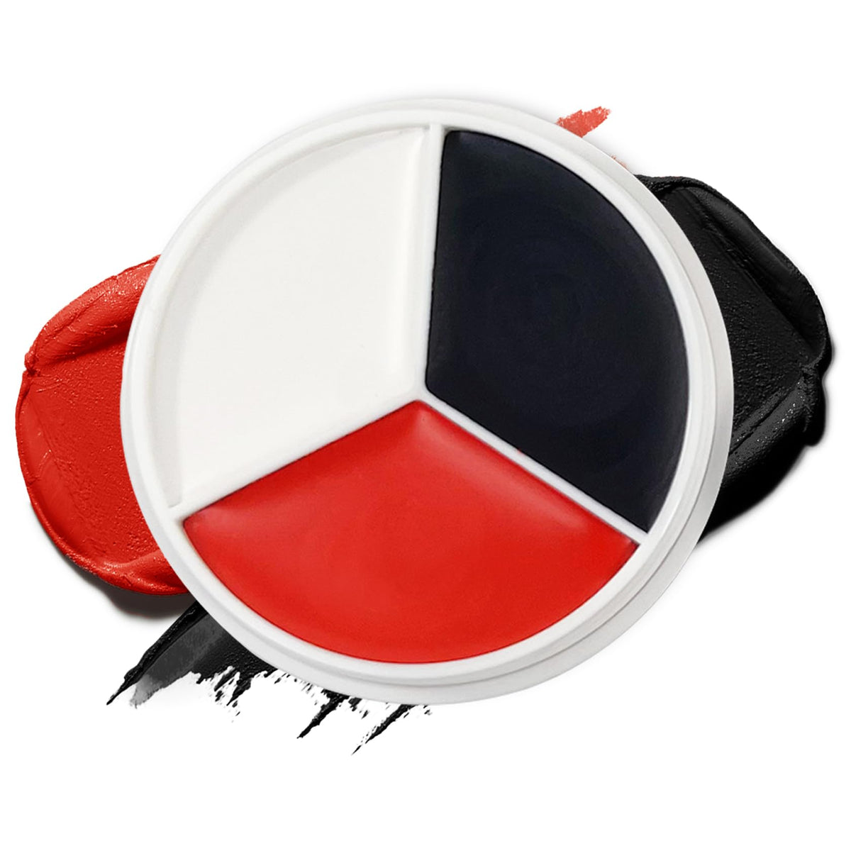 Clown Makeup Kit,White Black Red Face Body Paint for Adults Professional Oil Based Waterproof Halloween Cosplay SFX Special Effects Makeup Kit