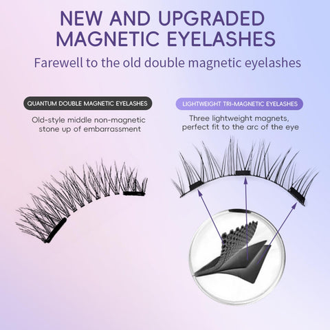Generic Aerliss Magnetic Lashes, Ez Bella Magnetic Lashes,Natural Looking Magnetic Eyelashes That Are Reusable, No Glue or Eyeliner Required(Plump 2 pairs)