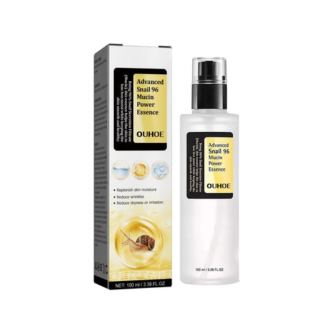 Grospe Advanced Snail 96 Mucin Power Essence Moisturiser, Hydrating Serum for Face with Snail Secretion Filtrate for Dull and Damaged Skin, Soothing Snail Mucin Serum for Skin Care 3.38 fl.oz