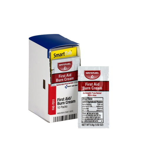 First Aid Only FAE-7011 SmartCompliance Refill Burn Cream Packets, 10 Count
