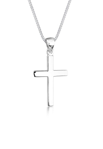 Elli Women 925 Sterling Silver Xilion Cut Pendant Necklace, 45 cm