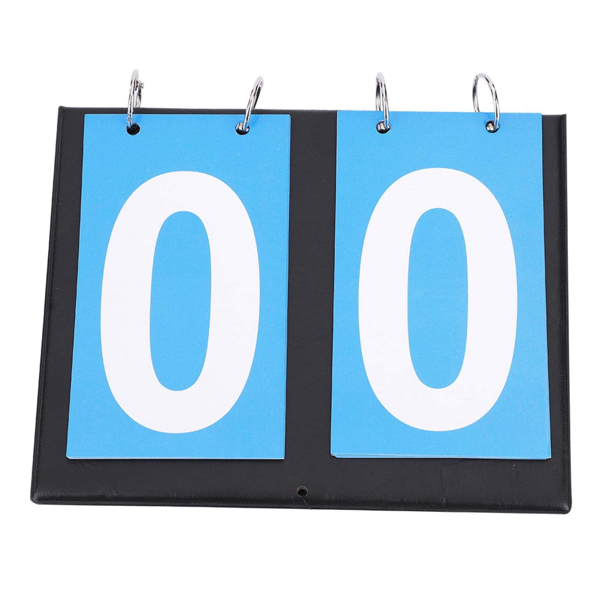 Keen so 2/3/4 Digit Portable Flip Number Scoreboard Sports Scoreboard Score Counter For Table Tennis Basketball(2 Digit-Blue)