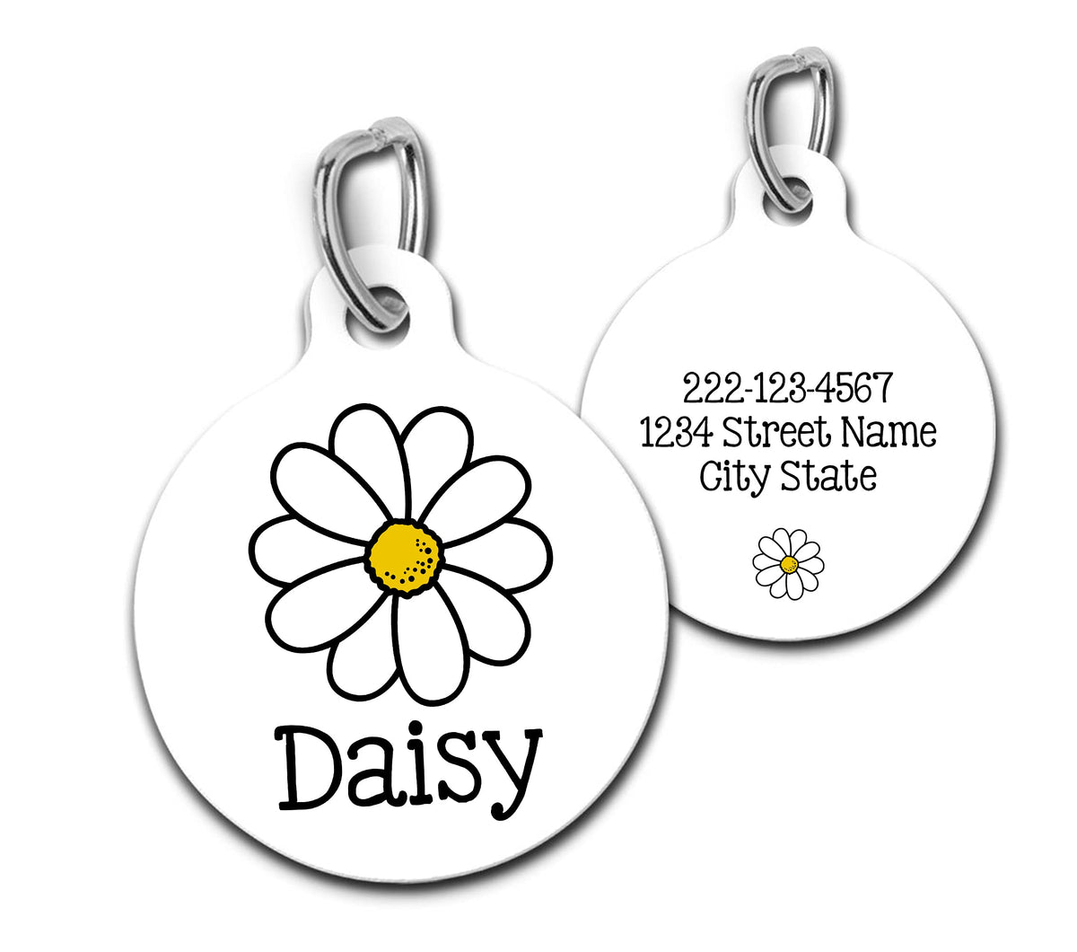 Daisy Pet ID Tag for Cats and Dogs