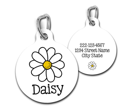 Daisy Pet ID Tag for Cats and Dogs