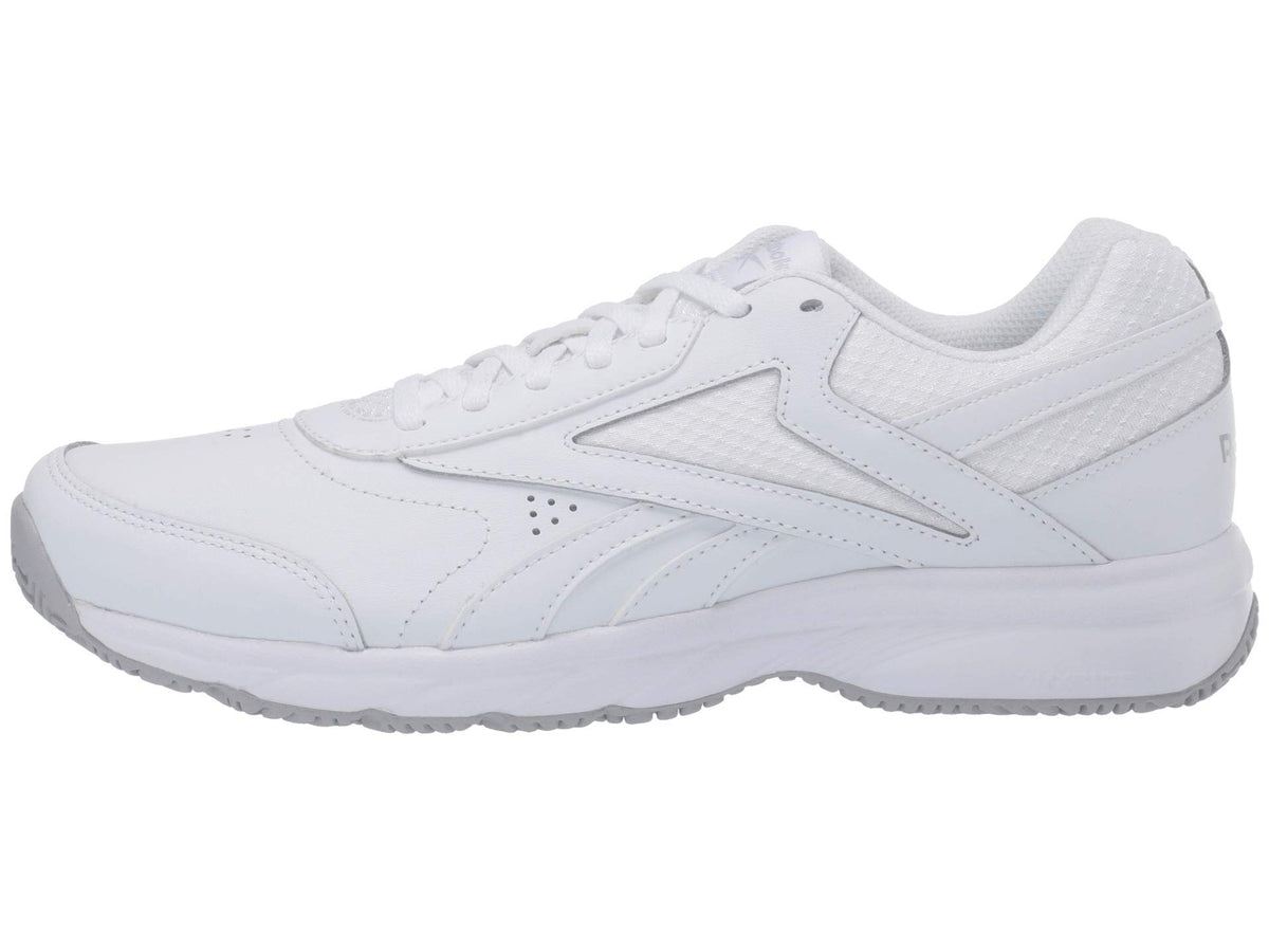 Reebok Women Work N Cushion 4.0 Walking Shoe, White/Cold Grey/White, 7.5