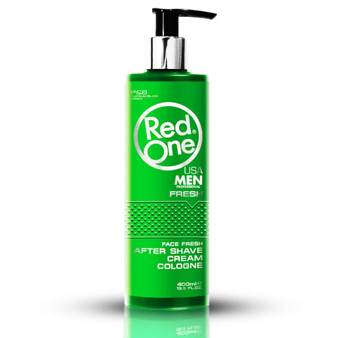 RedOne Aftershave Cream Cologne 400 ml Balm Lotion Men | Moisturising Face Fresh | (Fresh)