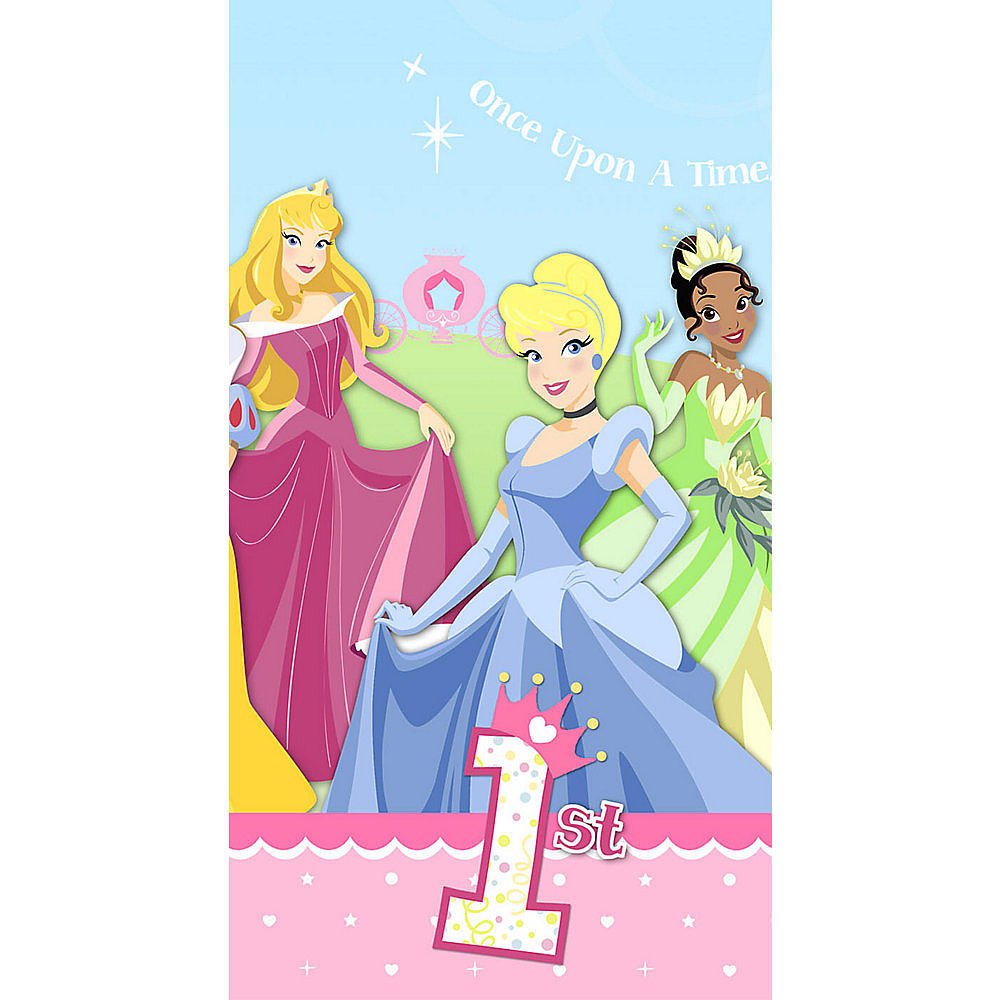 1st Birthday Princess Table Cover