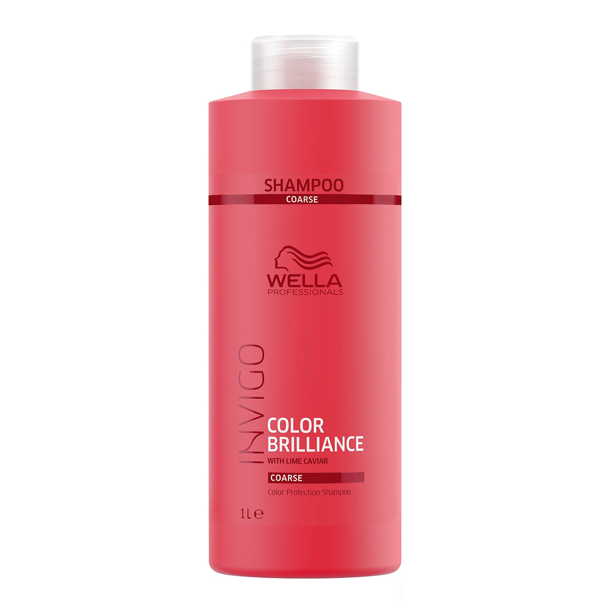 Wella Professionals Invigo Color Brilliance Professional Hair Care, Colour Protection for Coarse Hair, Vibrant Hair Colour, Shampoo 1L