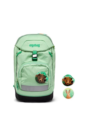 ergobag Unisex Kid's Prime Pinebear backpack, Multi-Coloured (Multi-Coloured), One Size