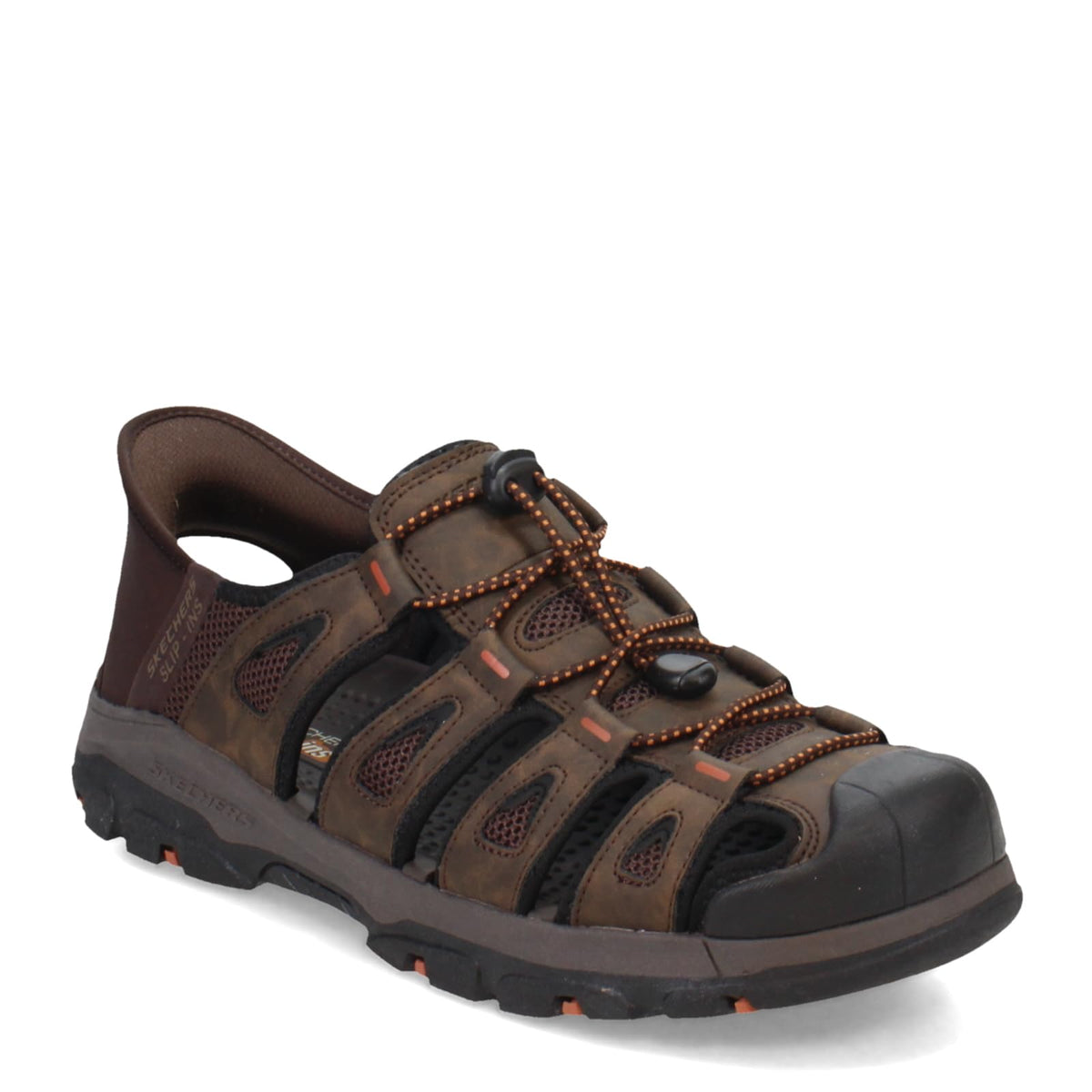 Skechers USA Men's Men's Tresmen-Norvick Fisherman Sandal, Chocolate, 12