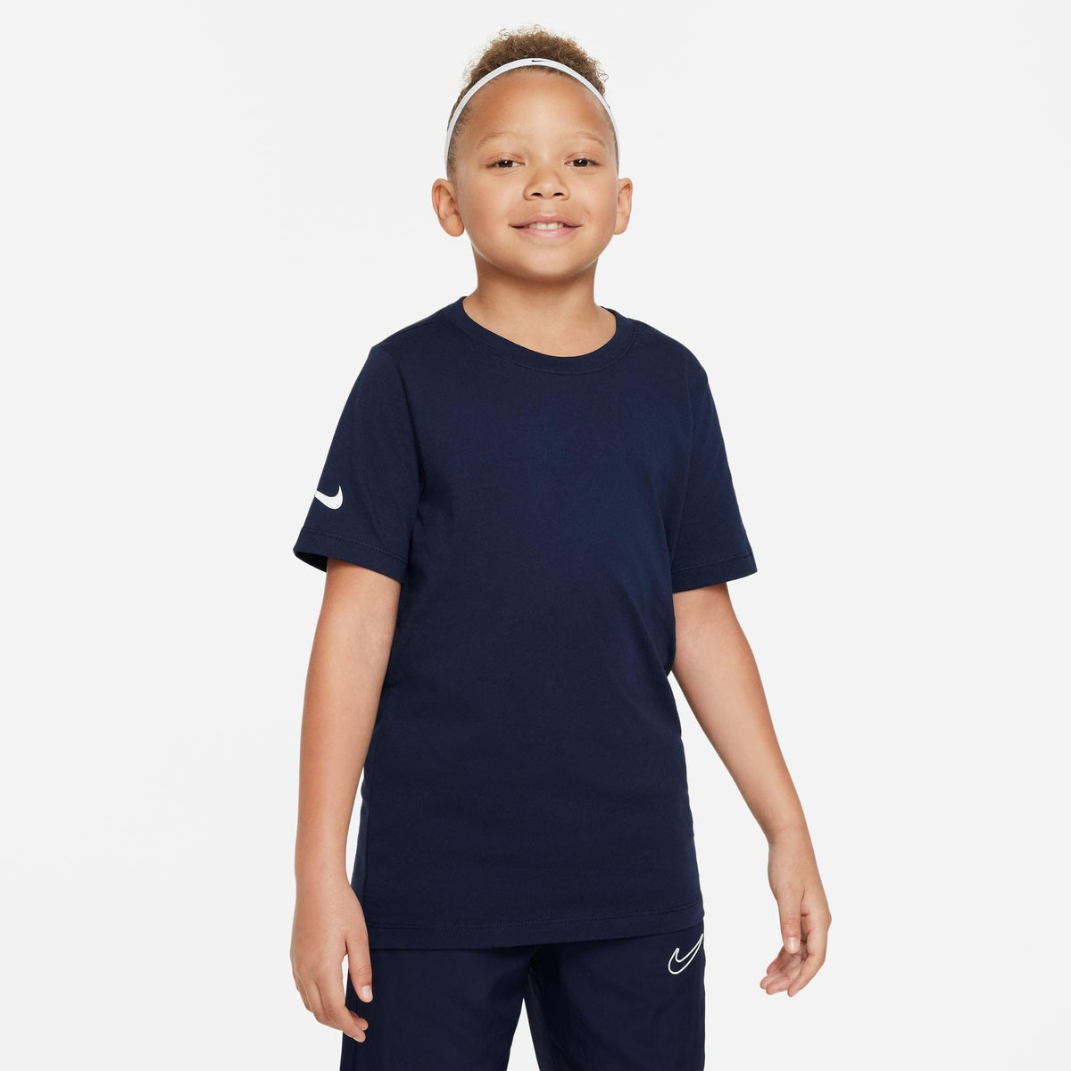 NIKE Kid Y Nk Park20 Tee T-Shirt, Obsidian/White, L EU