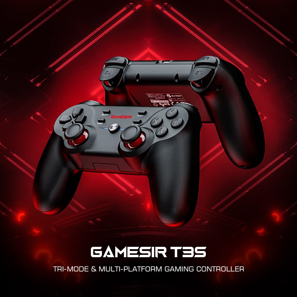 GameSir T3s Wireless Gaming Controller for Windows PC, Android TV Box, iOS & Android