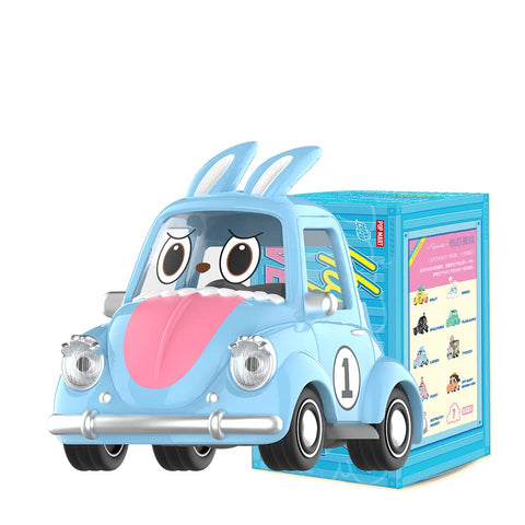 POP MART POPCAR Happy Weekend Series 1PC Exclusive Action Figure Box Toy Bulk Box Popular Collectible Art Toy Cute Figure Creative Gift, for Christmas Birthday Party Holiday