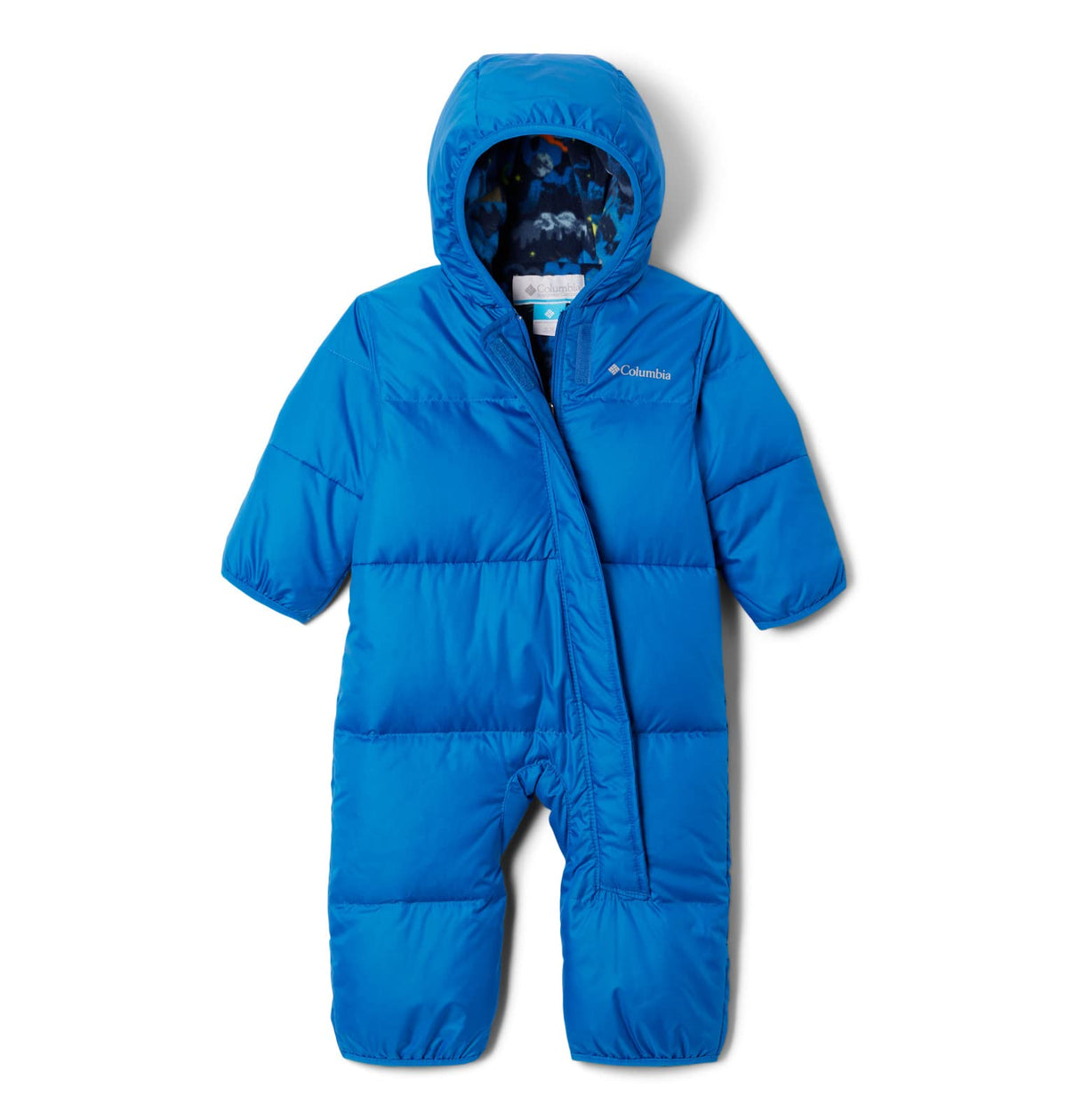 Columbia Unisex Kids Snuggly Bunny Bunting, Snowsuit Romper, Bright Indigo, Size 0/3