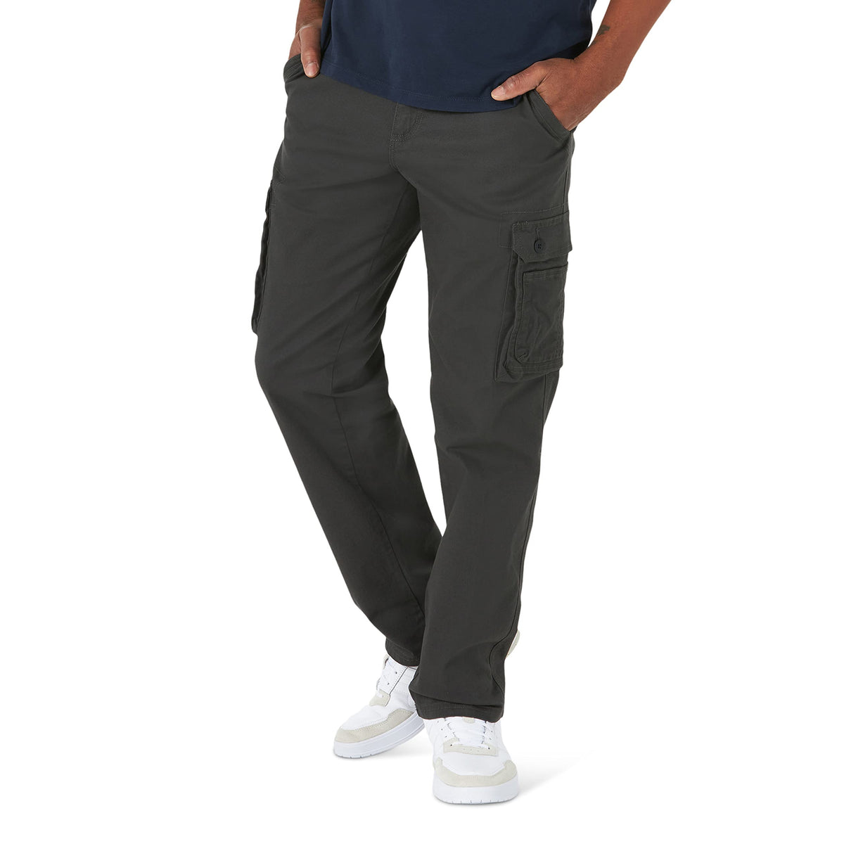 Lee Men's Wyoming Relaxed Fit Cargo Pant, Shadow, 40W x 29L