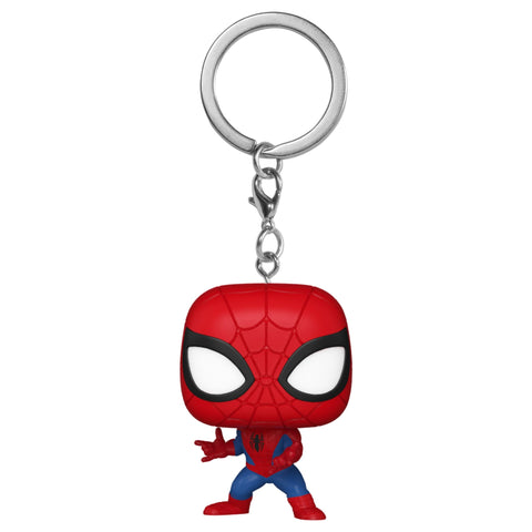 Funko Pop! Keychain: Marvel NC - Spider-Man - Marvel Comics Novelty Keyring - Collectable Mini Figure - Stocking Filler - Gift Idea - Official Merchandise - Comic Books Fans - Backpack Decor