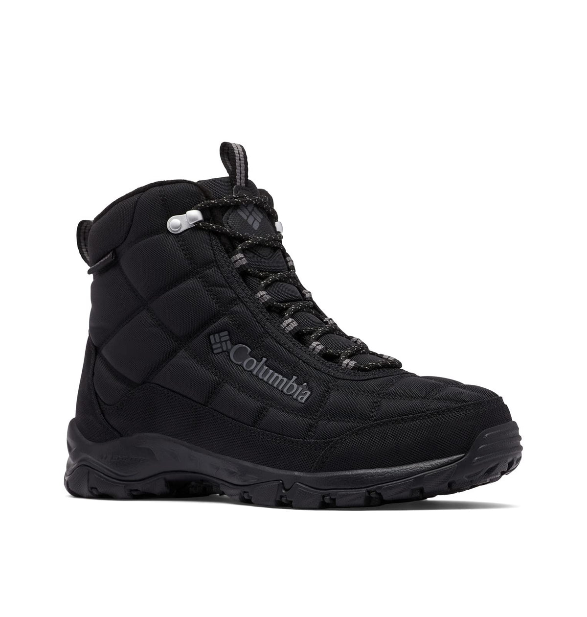 Columbia Mens FirecampÃ¢â€žÂ¢ Boot Hiking Shoe, Black, City Grey, 9.5 US