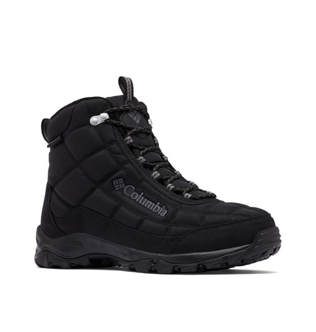 Columbia Mens FirecampÃ¢â€žÂ¢ Boot Hiking Shoe, Black, City Grey, 9.5 US