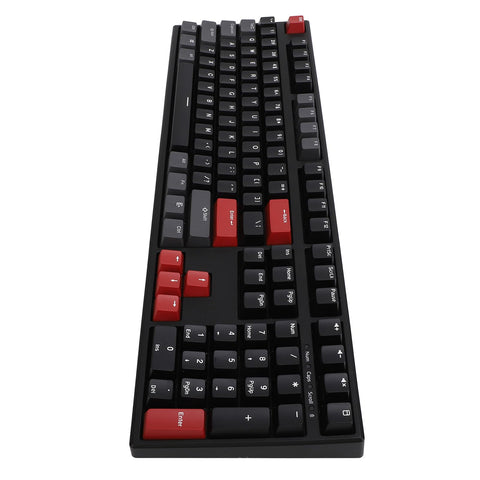 Wired Mechanical Keyboard Keypad RGB Red Switch Wired Gaming Keyboard for Mk108, Ergonomic Design RGB Gaming Keyboards