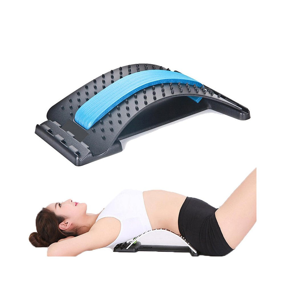 Anself Back Stretcher Posture Massager for Back Relaxation & Pain Relief, Back Massager Magic Stretcher Fitness Stretch Equipment Lumbar Support Relaxation